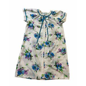 1980s lightweight Floral Duster Housecoat Robe